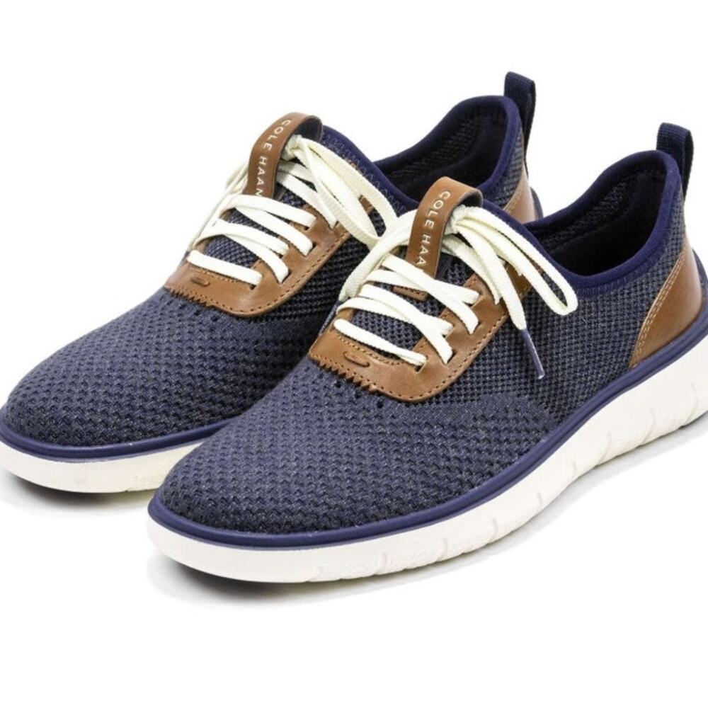 COLE HAAN NWOB Men Generation Zerogrand Stitchlite Sneaker Preppy Casual 13M Blu - Picture 1 of 8